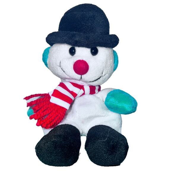 Velveteenie Collectibles Christmas Snowman Beanie Plush - 6.5” - Picture 1 of 5